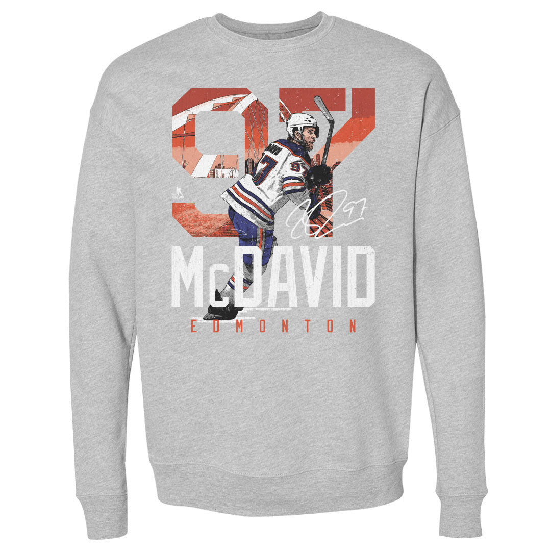 Connor McDavid Men&#39;s Crewneck Sweatshirt | 500 LEVEL