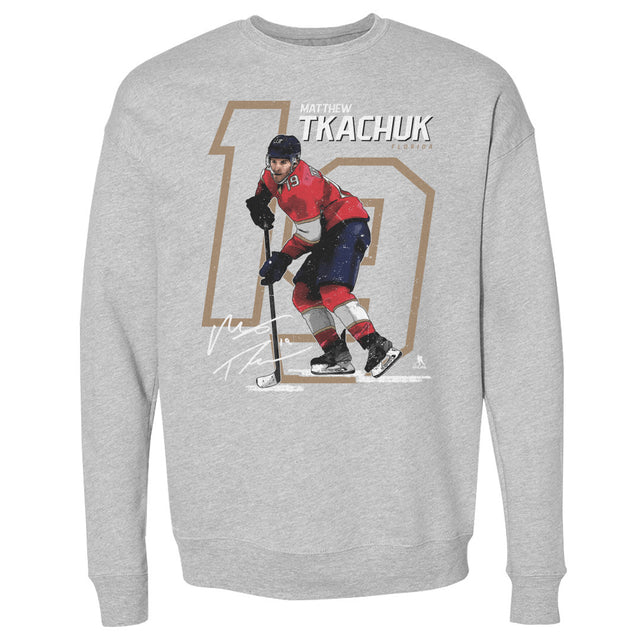Matthew Tkachuk Men's Crewneck Sweatshirt | 500 LEVEL
