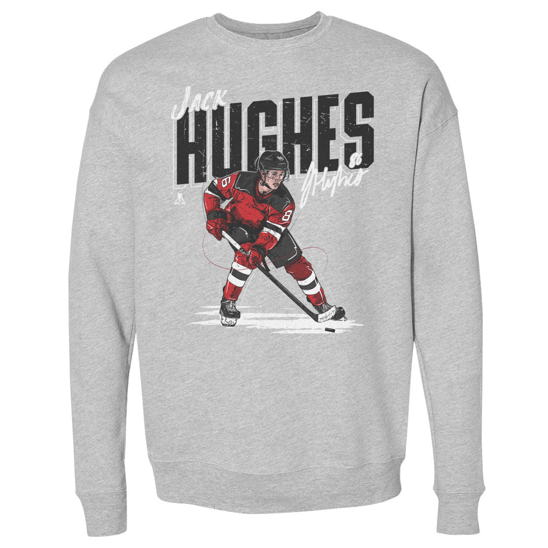 Jack Hughes Men's Crewneck Sweatshirt | 500 LEVEL