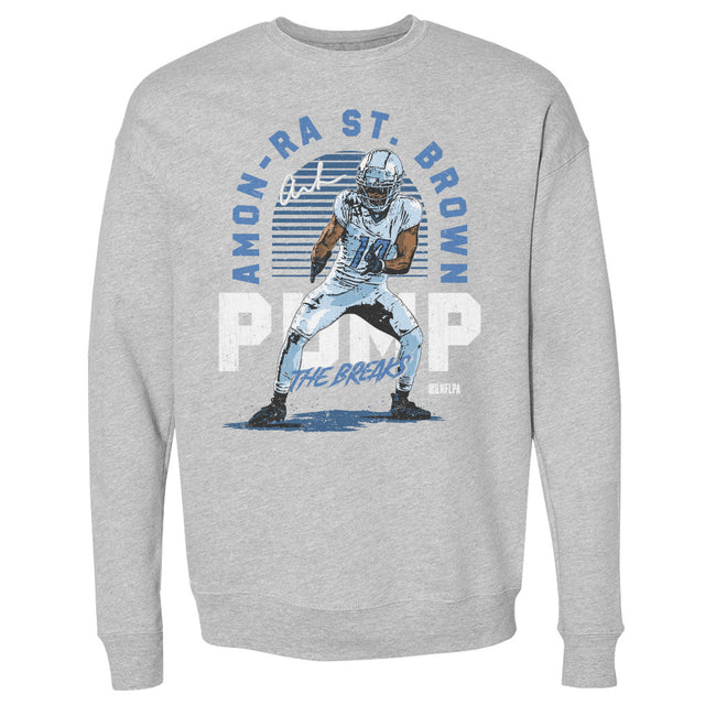 Amon-Ra St. Brown Men's Crewneck Sweatshirt | 500 LEVEL
