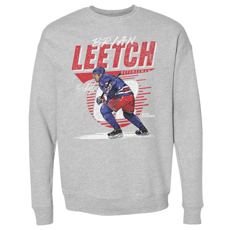 Brian Leetch Men's Crewneck Sweatshirt | 500 LEVEL