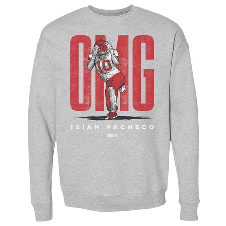 Isiah Pacheco Men's Crewneck Sweatshirt | 500 LEVEL