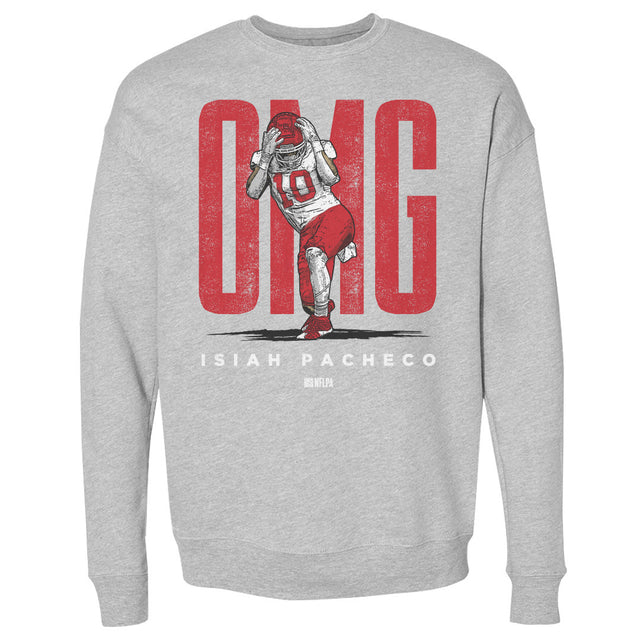 Isiah Pacheco Men's Crewneck Sweatshirt | 500 LEVEL