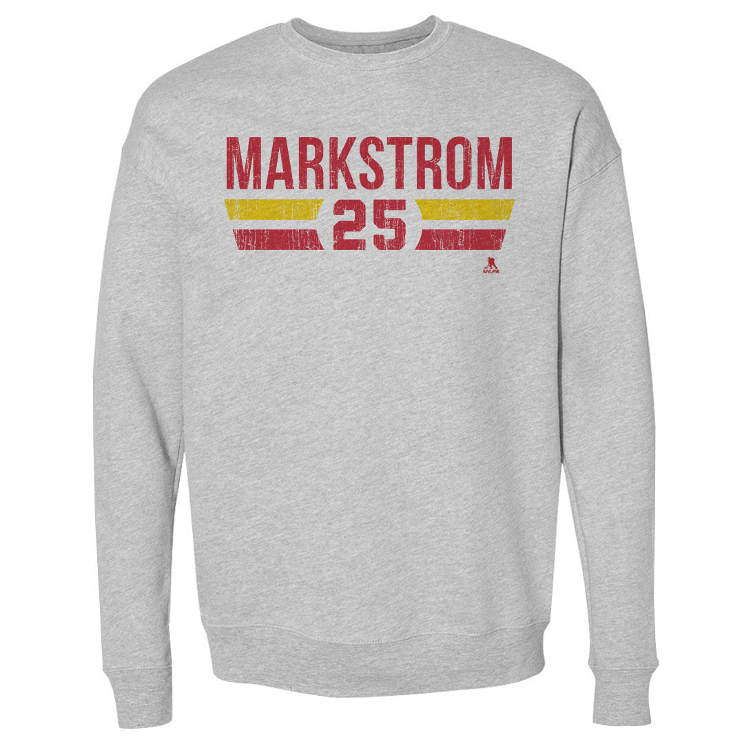 Jacob Markstrom Men&#39;s Crewneck Sweatshirt | 500 LEVEL