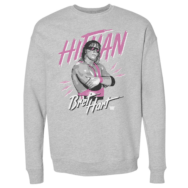 Bret Hart Men's Crewneck Sweatshirt | 500 LEVEL