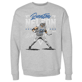 Quenton Nelson Men's Crewneck Sweatshirt | 500 LEVEL