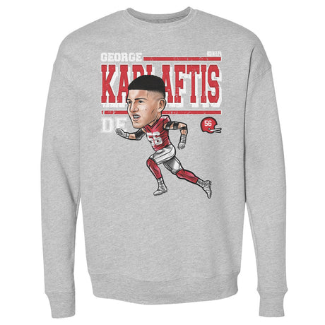 George Karlaftis Men's Crewneck Sweatshirt | 500 LEVEL