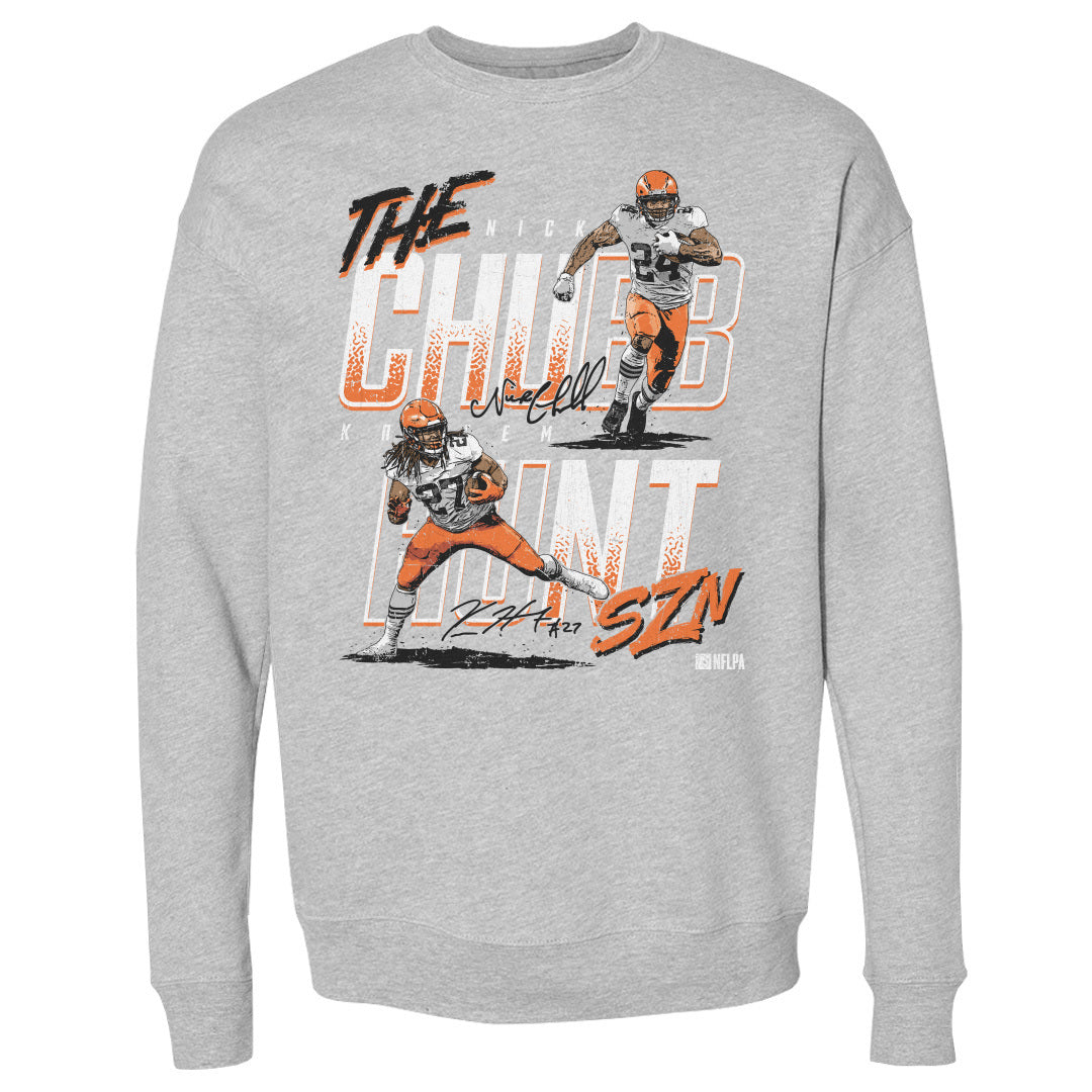 Nick Chubb Men's Crewneck Sweatshirt | 500 LEVEL