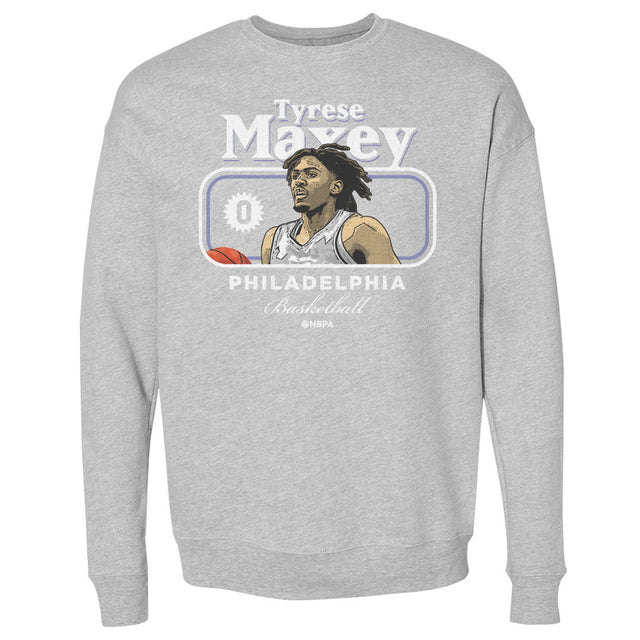Tyrese Maxey Men's Crewneck Sweatshirt | 500 LEVEL
