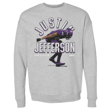 Justin Jefferson Men's Crewneck Sweatshirt | 500 LEVEL