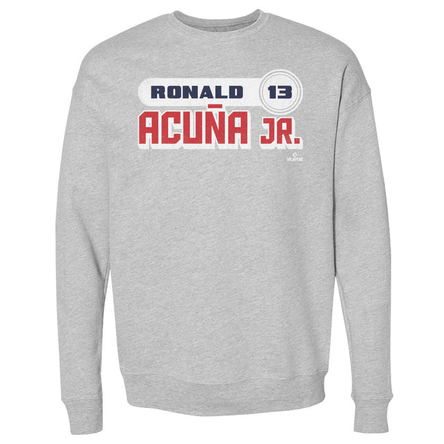 Ronald Acuna Jr. Men's Crewneck Sweatshirt | 500 LEVEL