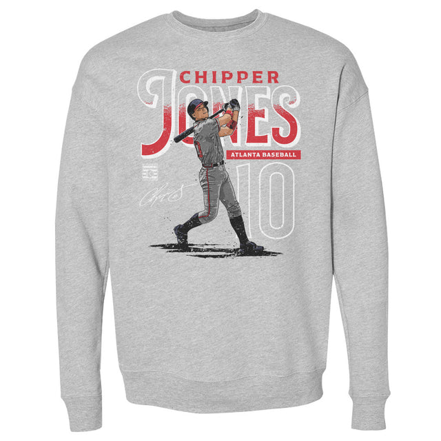 Chipper Jones Men's Crewneck Sweatshirt | 500 LEVEL