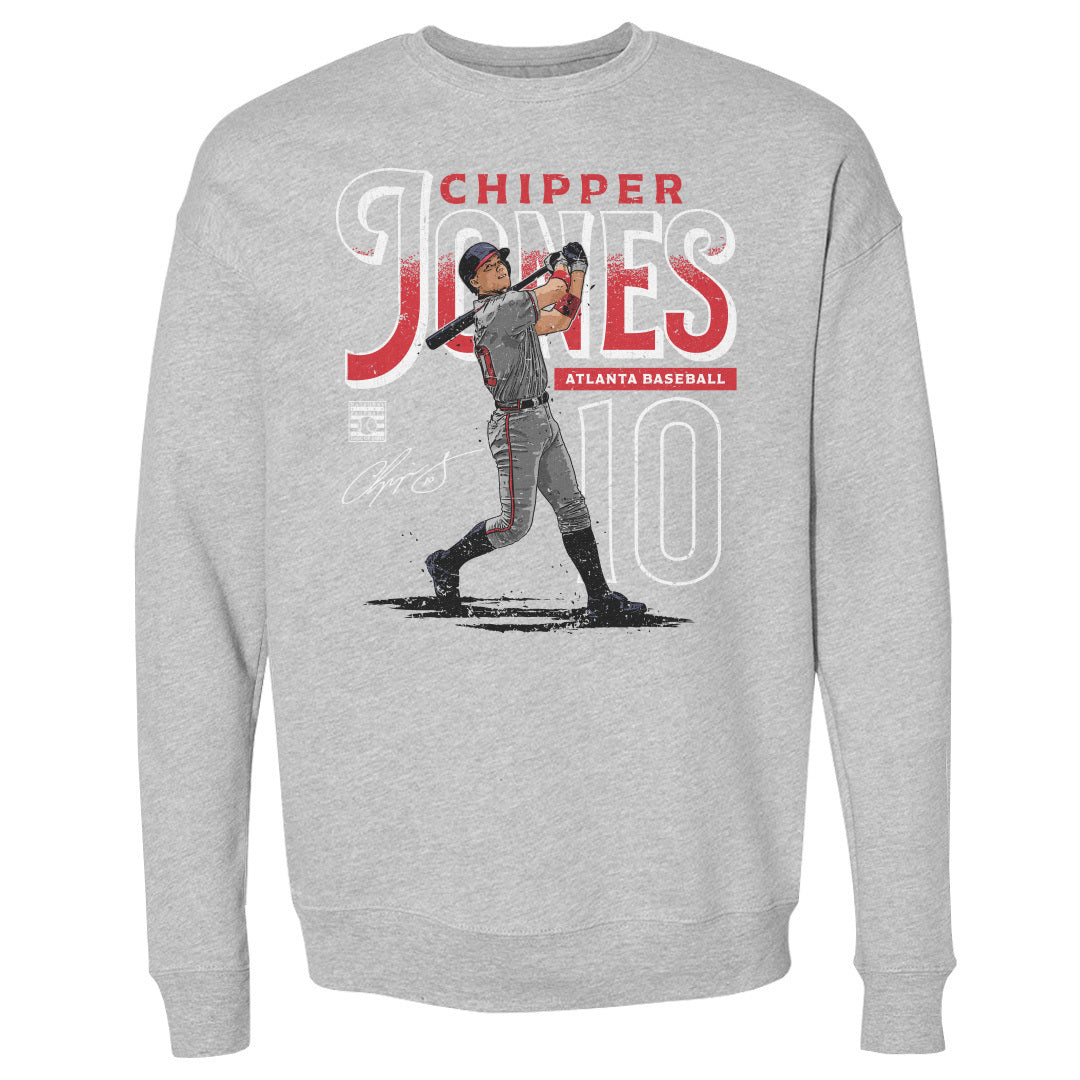 Chipper Jones Men&#39;s Crewneck Sweatshirt | 500 LEVEL