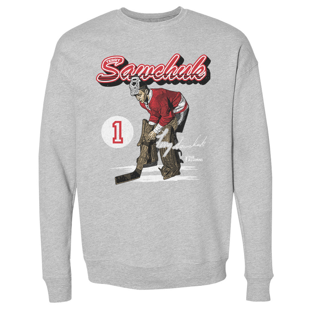 Terry Sawchuk Men's Crewneck Sweatshirt | 500 LEVEL