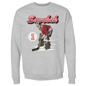 Terry Sawchuk Men's Crewneck Sweatshirt | 500 LEVEL