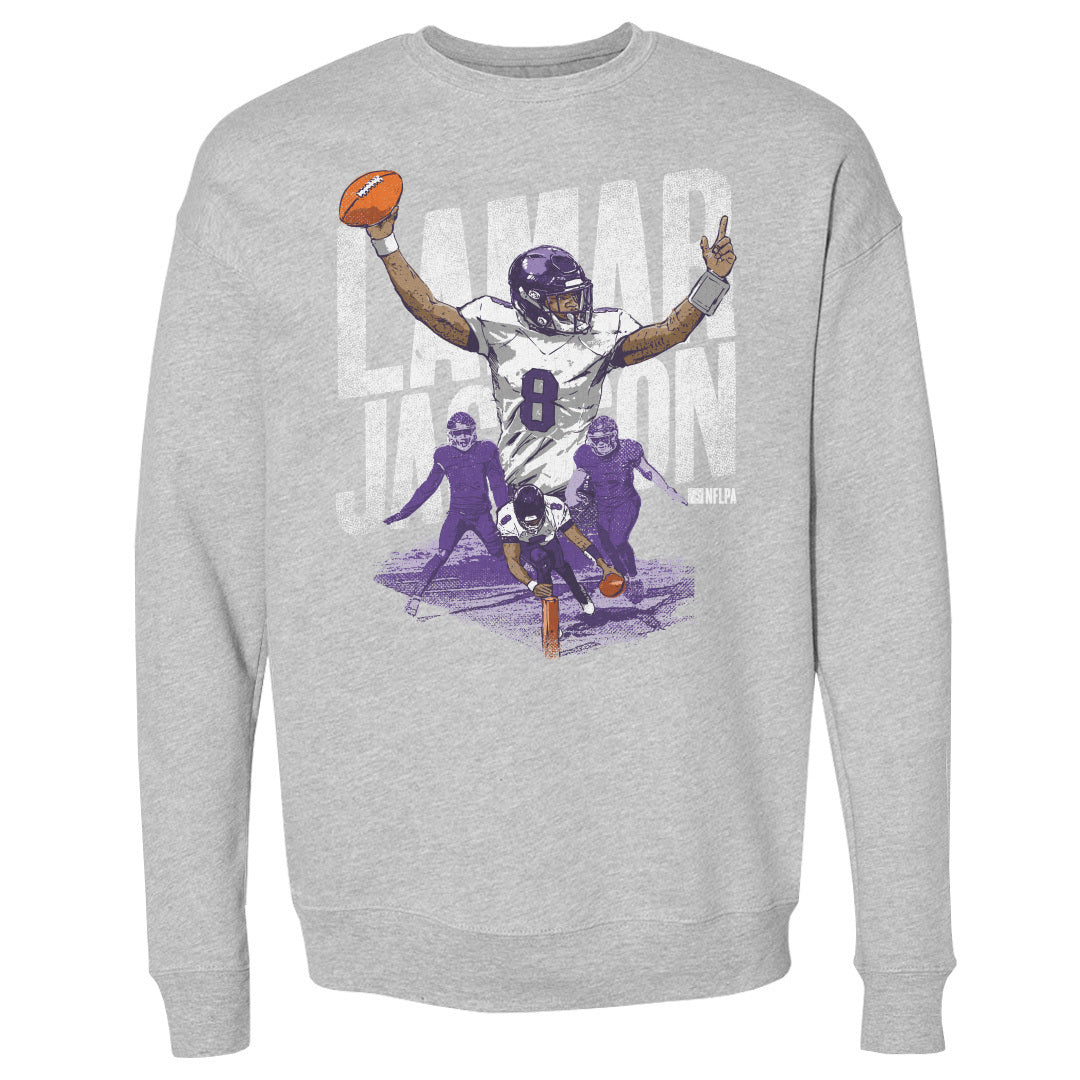 Lamar Jackson Men's Crewneck Sweatshirt | 500 LEVEL