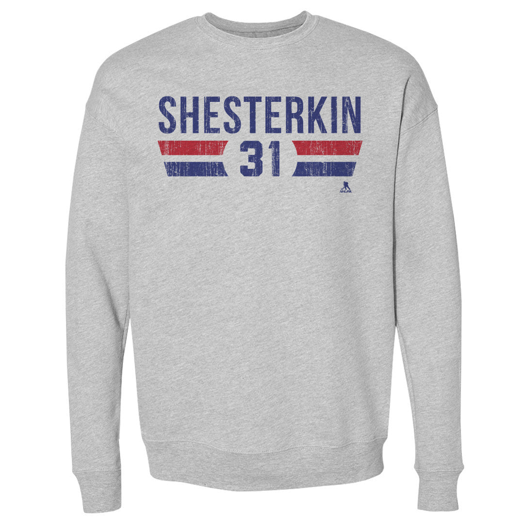 Igor Shesterkin Men&#39;s Crewneck Sweatshirt | 500 LEVEL