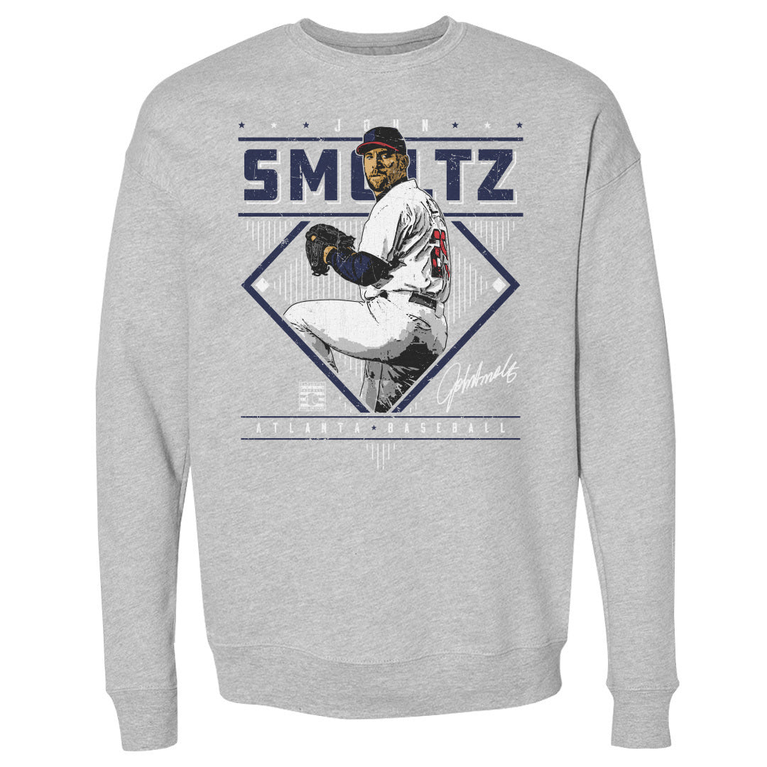 John Smoltz Men&#39;s Crewneck Sweatshirt | 500 LEVEL