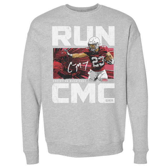 Christian McCaffrey Men's Crewneck Sweatshirt | 500 LEVEL