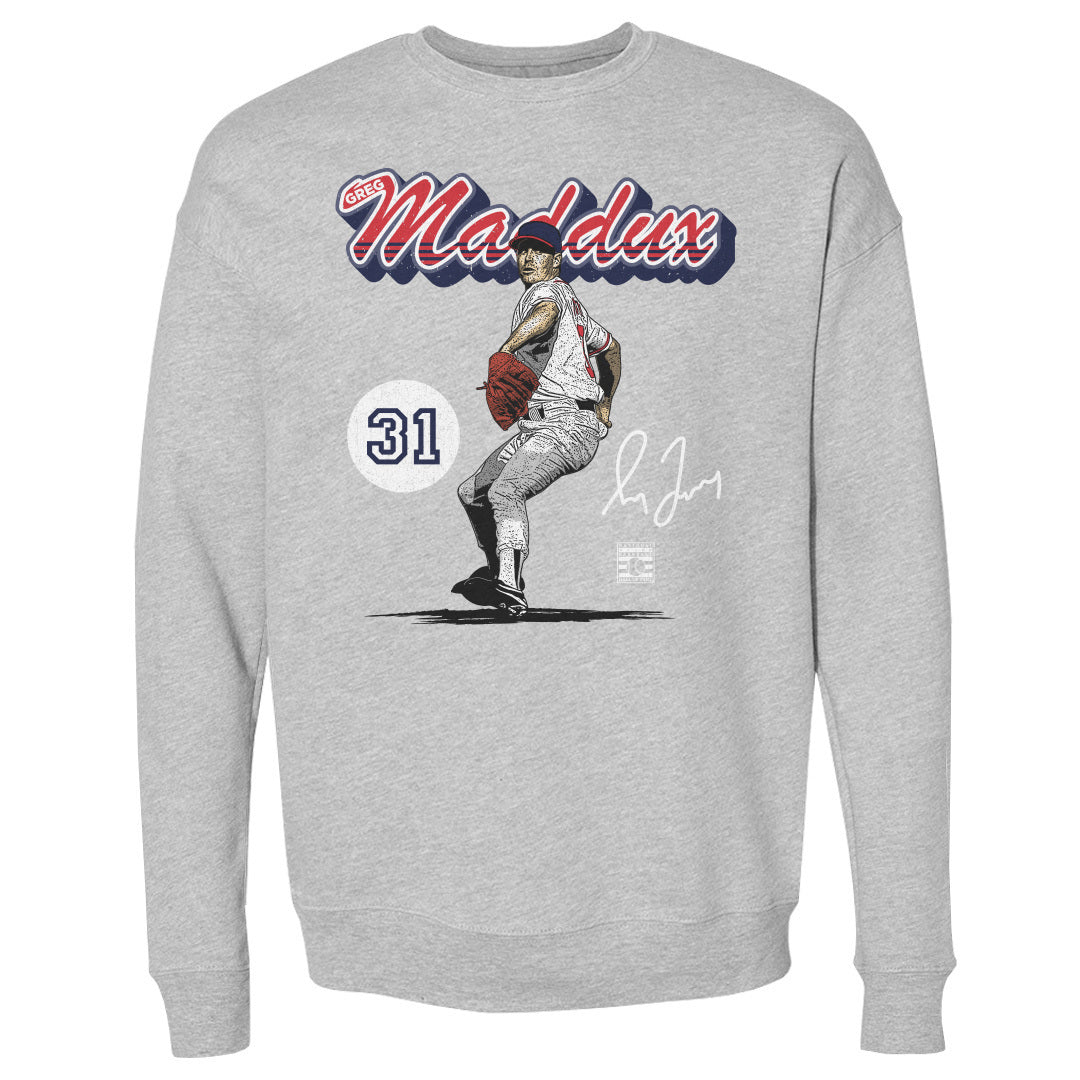 Greg Maddux Men's Crewneck Sweatshirt | 500 LEVEL