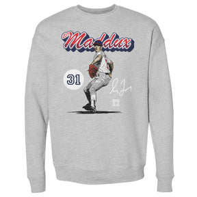 Greg Maddux Men's Crewneck Sweatshirt | 500 LEVEL