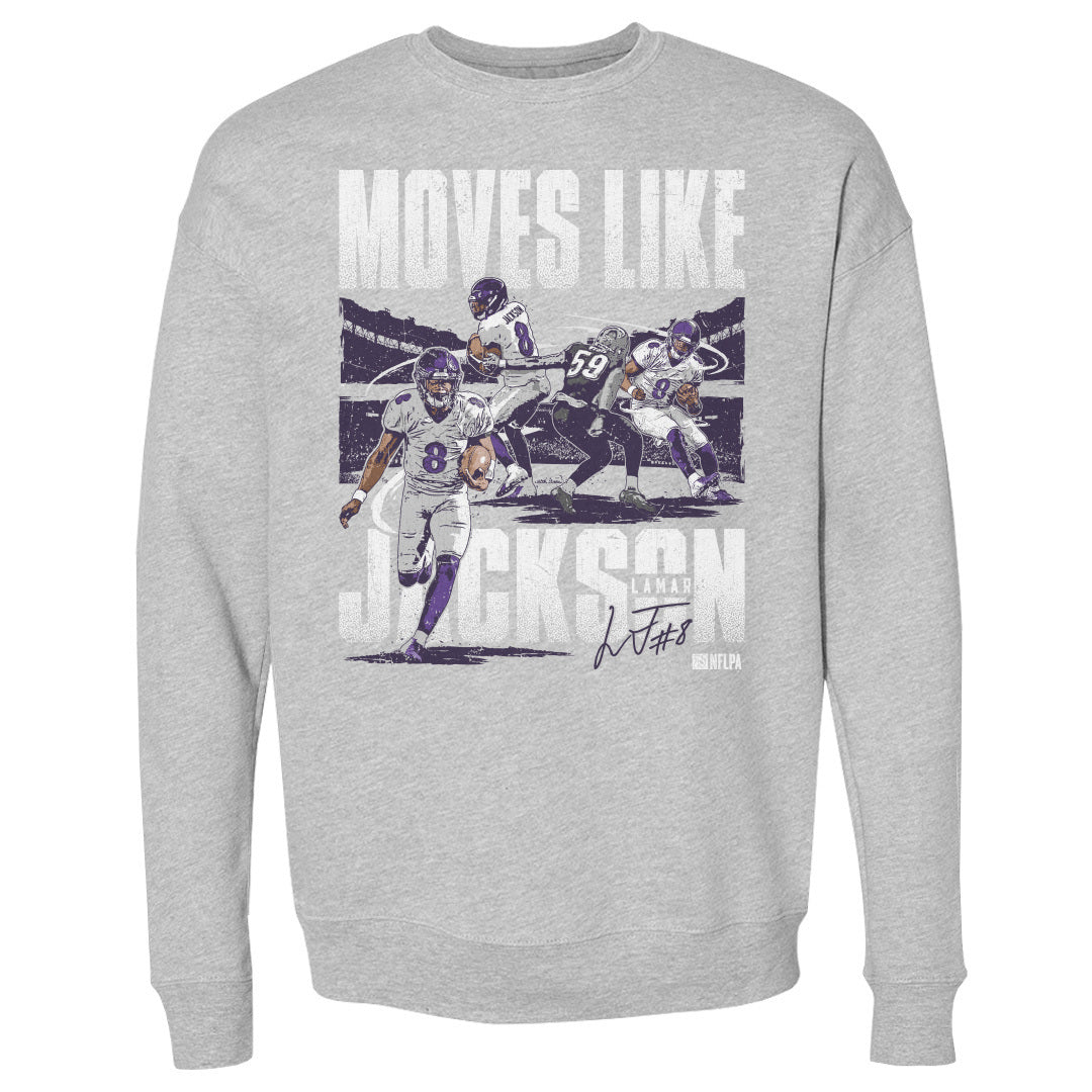 Lamar Jackson Men's Crewneck Sweatshirt | 500 LEVEL