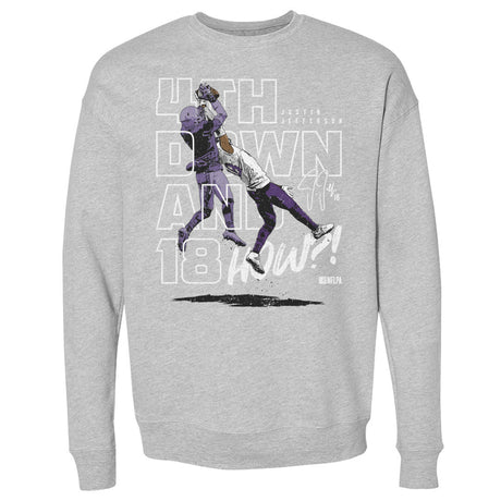 Justin Jefferson Men's Crewneck Sweatshirt | 500 LEVEL