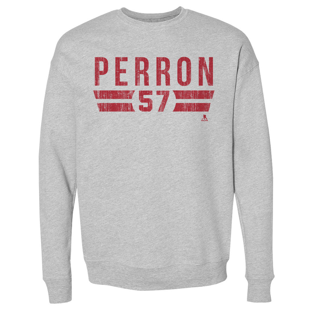 David Perron Men&#39;s Crewneck Sweatshirt | 500 LEVEL