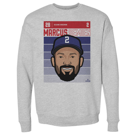 Marcus Semien Men's Crewneck Sweatshirt | 500 LEVEL