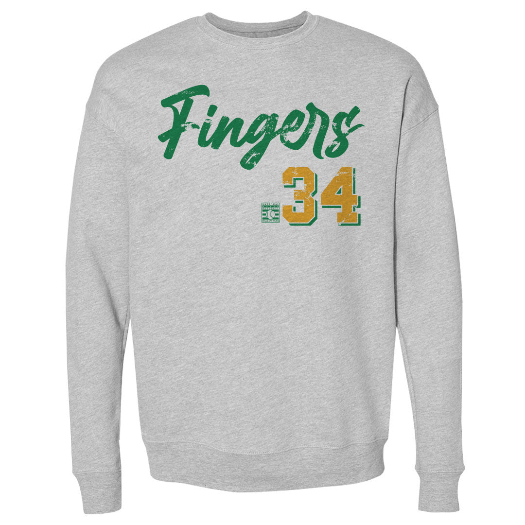 Rollie Fingers Men&#39;s Crewneck Sweatshirt | 500 LEVEL