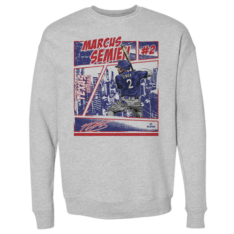 Marcus Semien Men's Crewneck Sweatshirt | 500 LEVEL