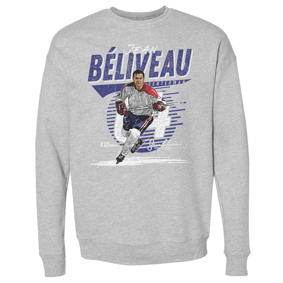 Jean Beliveau Men&#39;s Crewneck Sweatshirt | 500 LEVEL