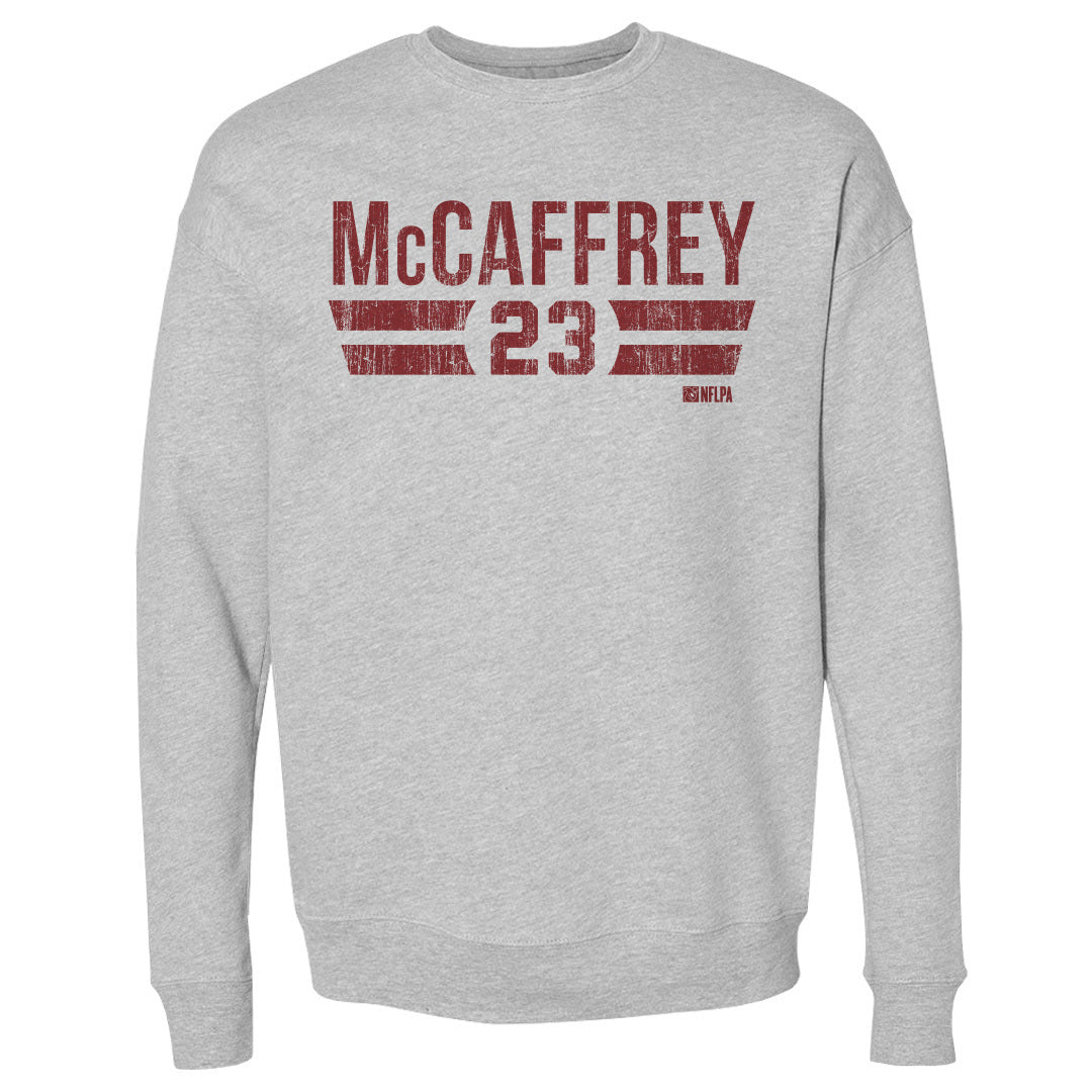 Christian McCaffrey Men&#39;s Crewneck Sweatshirt | 500 LEVEL