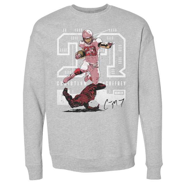 Christian McCaffrey Men's Crewneck Sweatshirt | 500 LEVEL