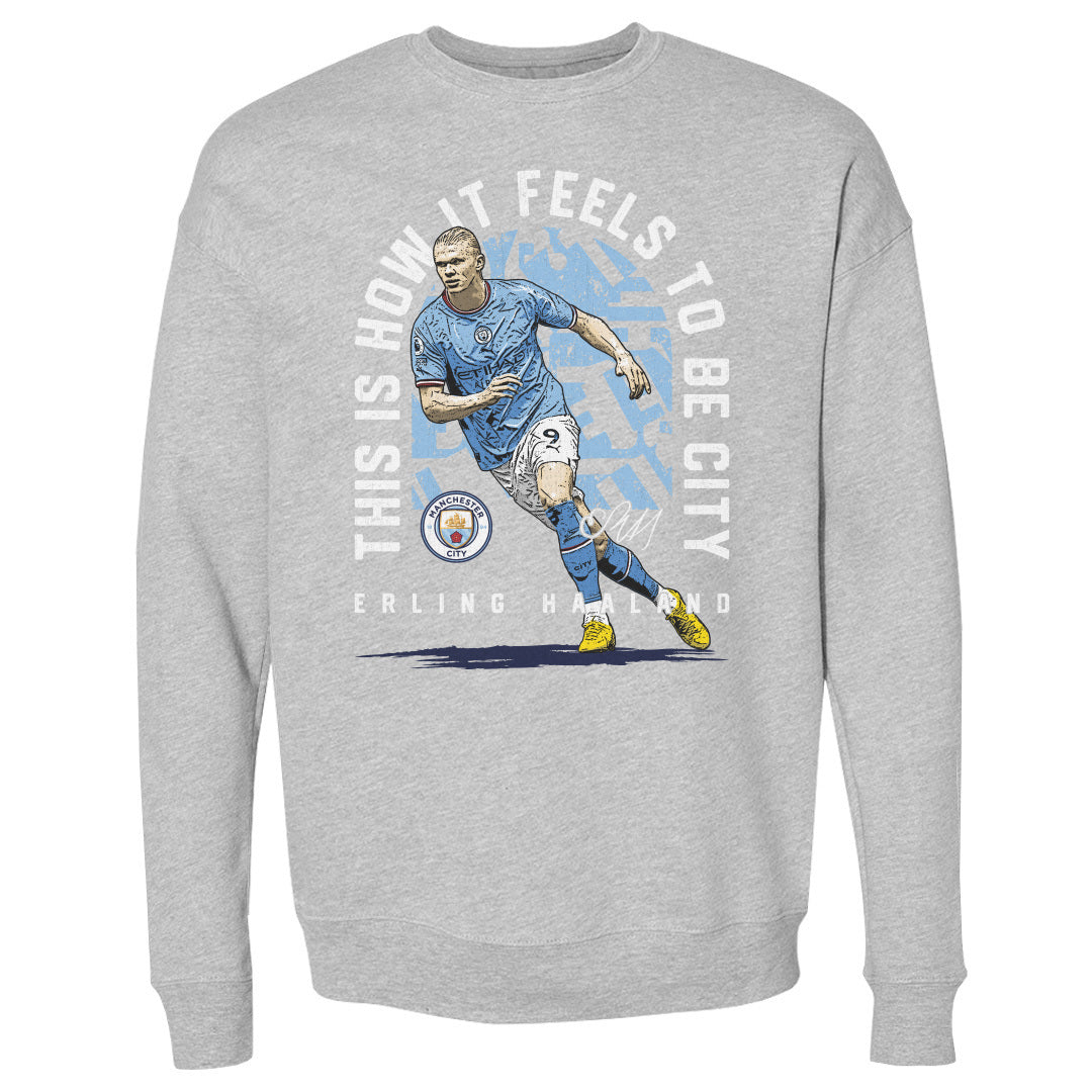 Erling Haaland Men's Crewneck Sweatshirt | 500 LEVEL