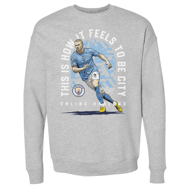 Erling Haaland Men's Crewneck Sweatshirt | 500 LEVEL