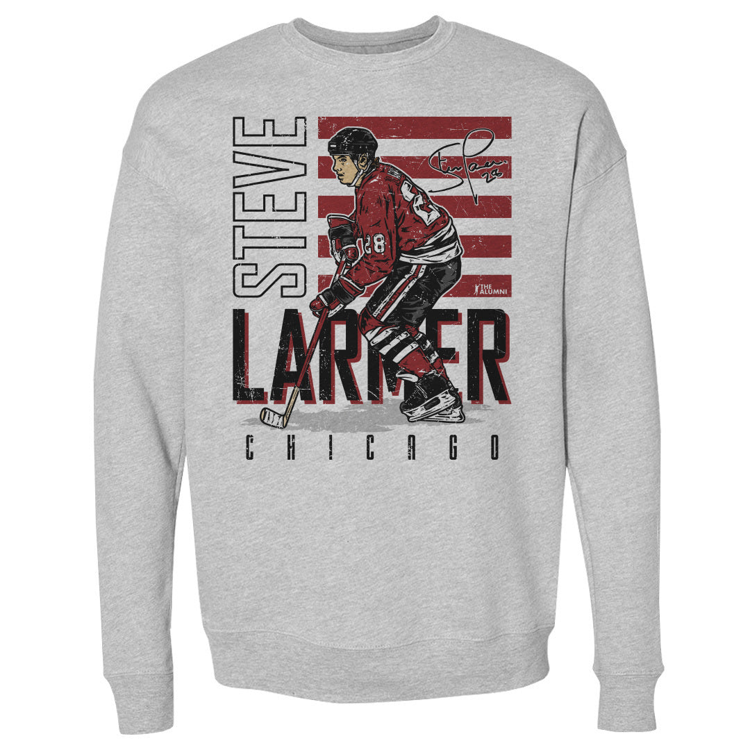 Steve Larmer Men's Crewneck Sweatshirt | 500 LEVEL