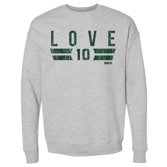 Jordan Love Men's Crewneck Sweatshirt | 500 LEVEL