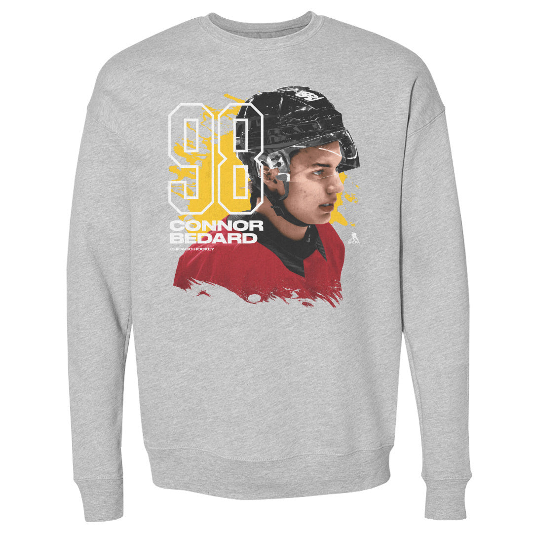 Connor Bedard Men's Crewneck Sweatshirt | 500 LEVEL