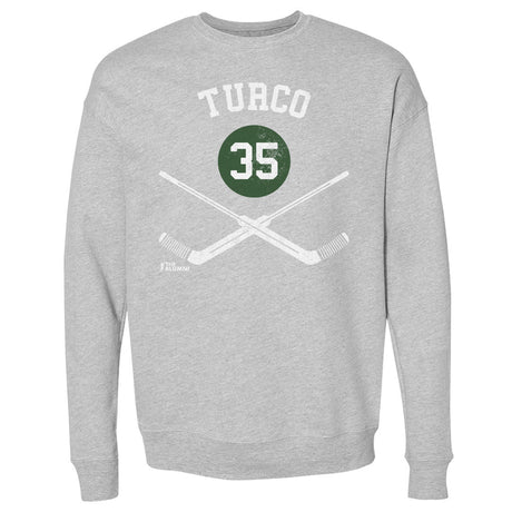 Marty Turco Men's Crewneck Sweatshirt | 500 LEVEL