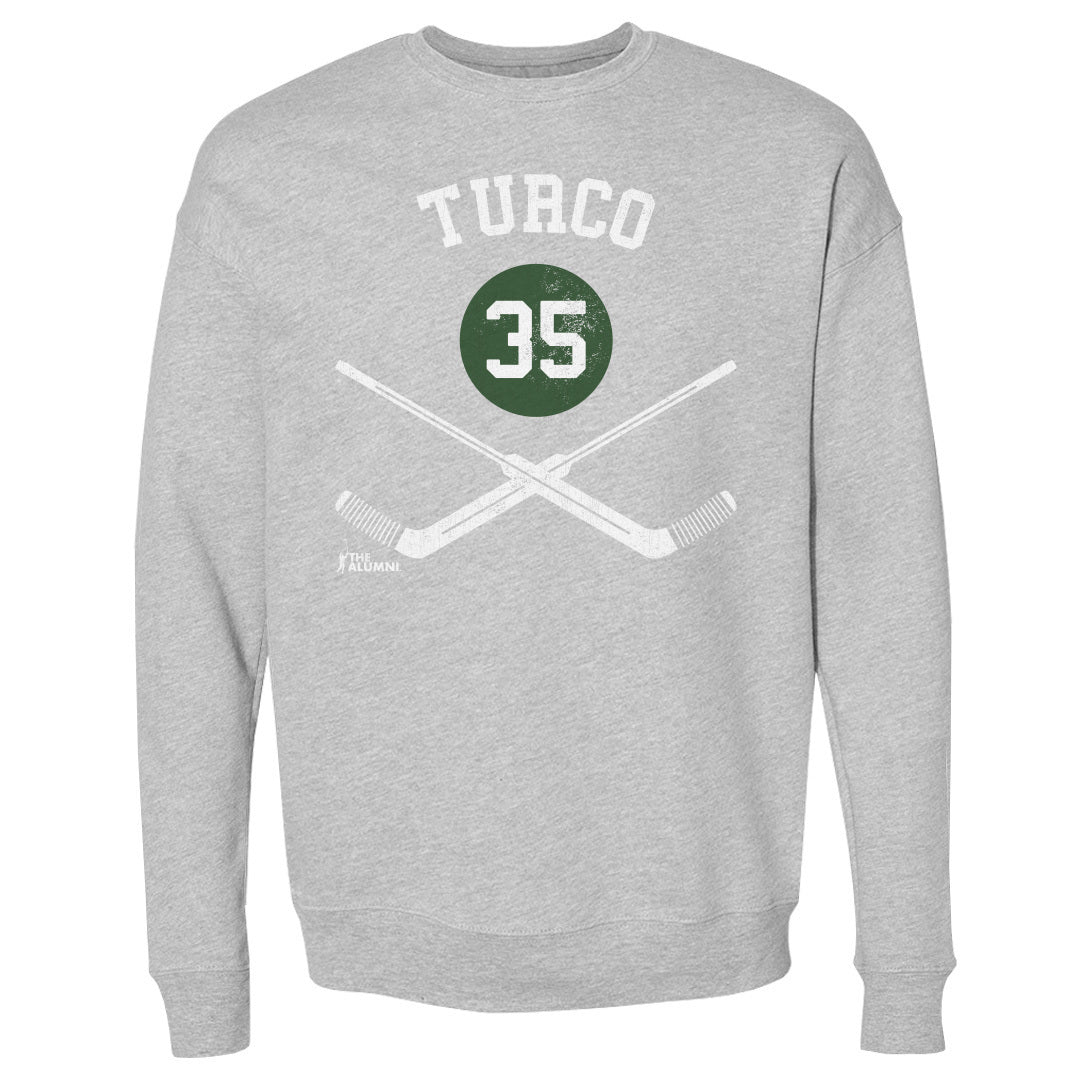 Marty Turco Men&#39;s Crewneck Sweatshirt | 500 LEVEL