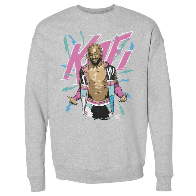 Kofi Kingston Men's Crewneck Sweatshirt | 500 LEVEL