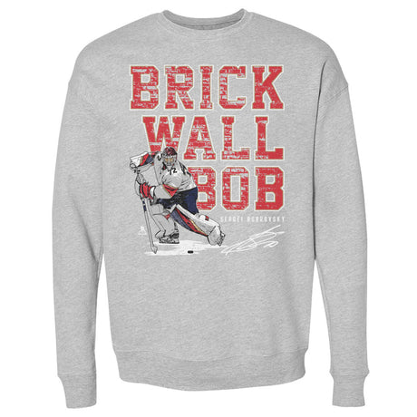 Sergei Bobrovsky Men's Crewneck Sweatshirt | 500 LEVEL