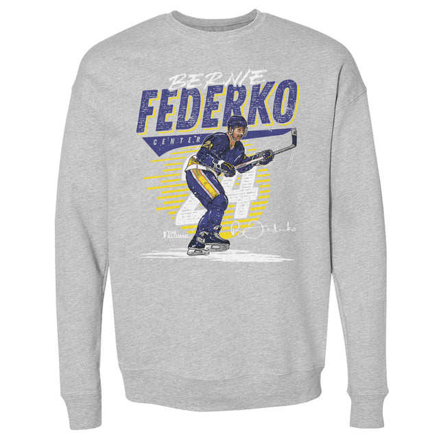 Bernie Federko Men's Crewneck Sweatshirt | 500 LEVEL