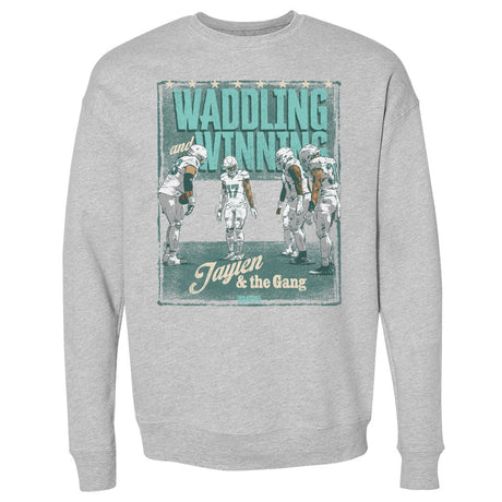Jaylen Waddle Men's Crewneck Sweatshirt | 500 LEVEL
