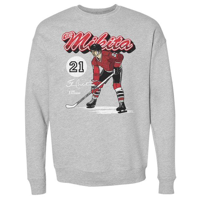 Stan Mikita Men's Crewneck Sweatshirt | 500 LEVEL