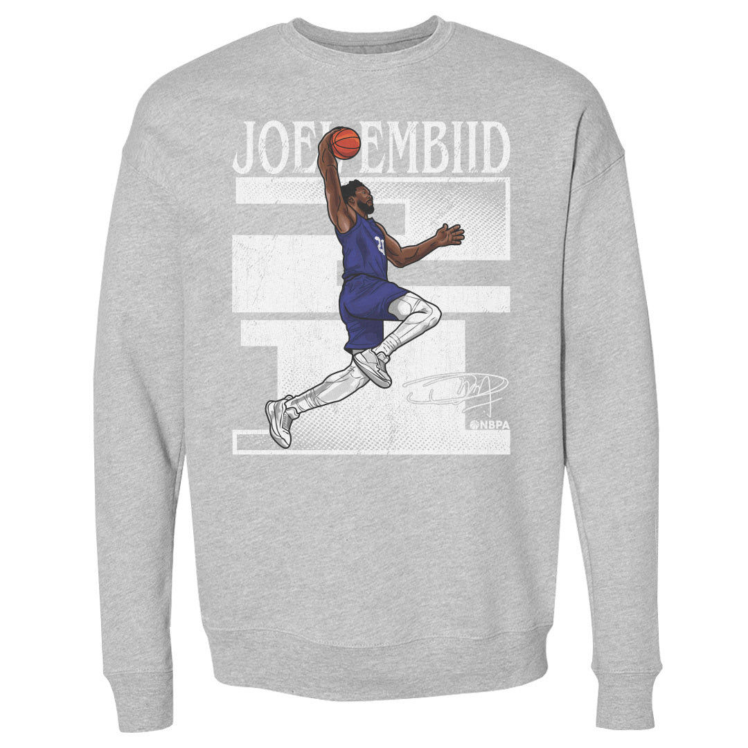 Joel Embiid Men's Crewneck Sweatshirt | 500 LEVEL