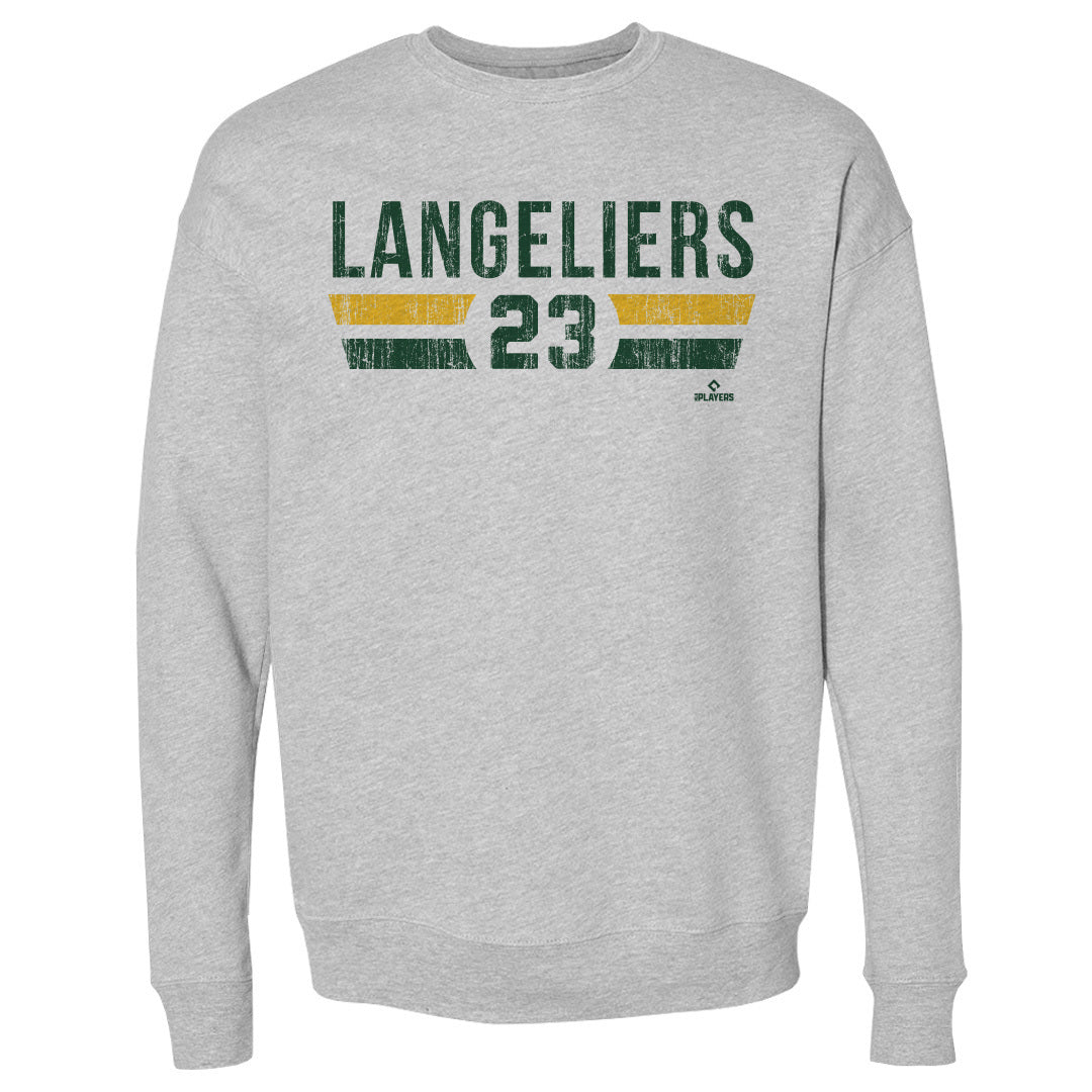 Shea Langeliers Men&#39;s Crewneck Sweatshirt | 500 LEVEL