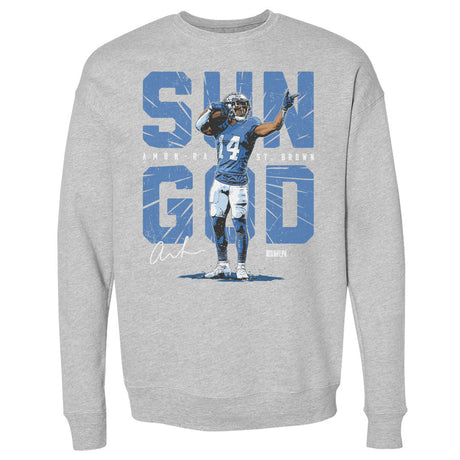 Amon-Ra St. Brown Men's Crewneck Sweatshirt | 500 LEVEL