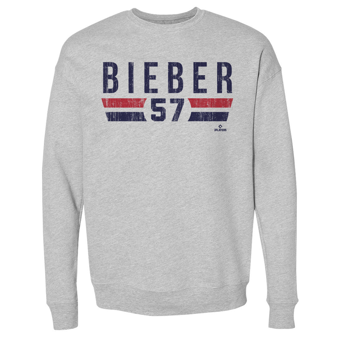 Shane Bieber Men&#39;s Crewneck Sweatshirt | 500 LEVEL